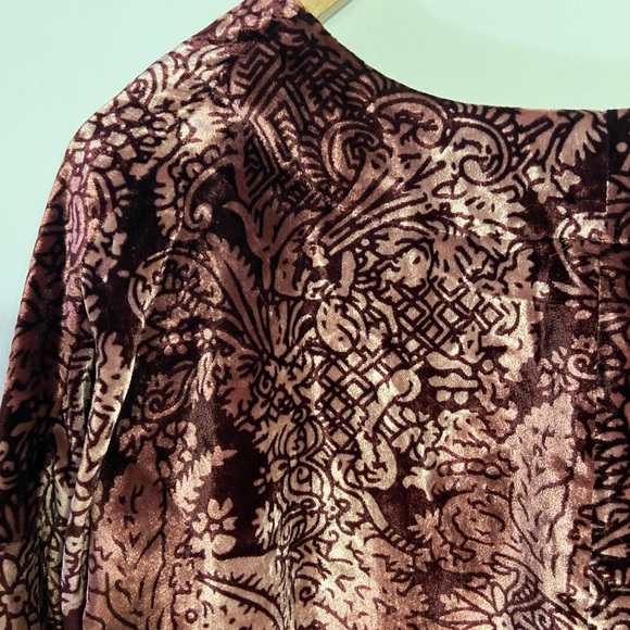 Plenty by Tracy Reece Velvet Drapey Cardigan - Picture 5 of 8